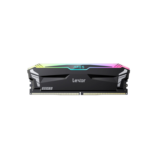 Lexar DDR5 32GB Ares 6400/heatsink/RGB/ligthing 2x16GB Black intern