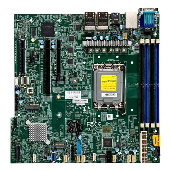 Supermicro Mainboard MBD-X13SCH-LN4F-O micro-ATX Sockel 1700 DDR5-only Single - Mainboard - Intel Sockel 1700 (Core i)