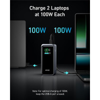 Anker Innovations Prime 20 000mAh Power Bank 200W Black