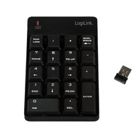 LogiLink ID0120 - RF Wireless - 18 - Laptop - Schwarz