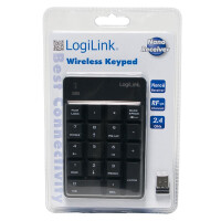 LogiLink ID0120 - RF Wireless - 18 - Notebook - Schwarz