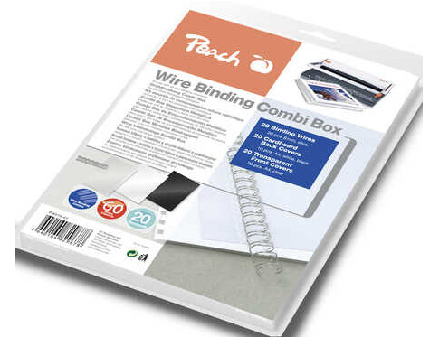 Peach PW079-07 - Schwarz - Transparent - Weiß - 60 Blätter - 250 g/m² - 8 mm