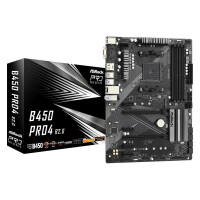 ASRock B450 Pro4 R2.0 - AMD - Socket AM4 - AMD Athlon -...