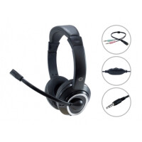 Conceptronic POLONA02BA - Kopfhörer - Kopfband - Gaming - Schwarz - Binaural - 2 m