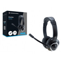 Conceptronic POLONA02BA - Kopfhörer - Kopfband - Gaming - Schwarz - Binaural - 2 m