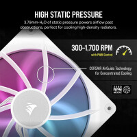 Corsair RX RGB Series iCUE LINK RX140 White 140mm Fan