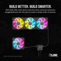 Corsair iCUE Link RX120 RGB Triple Starter Kit - Gehäuseluefter - 120 mm - Gehäuse-Lüfter - 36 dB
