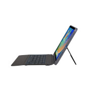 DEQSTER Keyboard Case/Schutzhülle für Apple iPad 10.9" (10. Generation), Stifthalterung passend für Apple Pencil 1 & 2 und DEQSTER Pencil 2 & Lite, robust, schlank, schmal, stabil