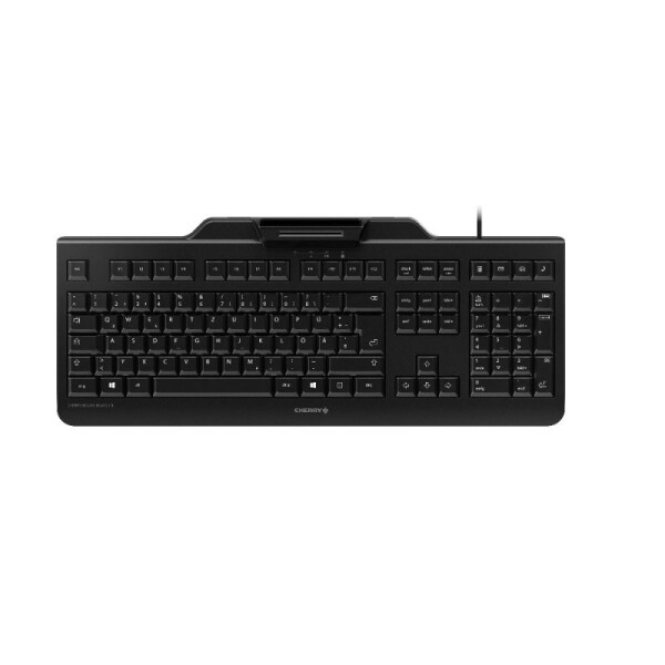 Cherry JK-A0400CH-2 - Volle Größe (100%) - USB - Mechanischer Switch - QWERTZ - Schwarz