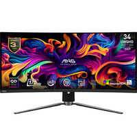 MSI Monitor Mag 341Cqpde Qd-Oled - Flachbildschirm...