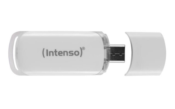 Intenso Flash Line - 128 GB - USB Typ-C - 3.2 Gen 1 (3.1 Gen 1) - 70 MB/s - Kappe - Weiß
