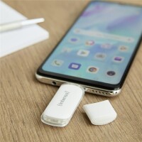 Intenso Flash Line - 128 GB - USB Typ-C - 3.2 Gen 1 (3.1 Gen 1) - 70 MB/s - Kappe - Weiß
