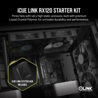 Corsair RX Series iCUE Link RX120 120mm Fan Triple Kit - Gehäuse-Lüfter - 36 dB