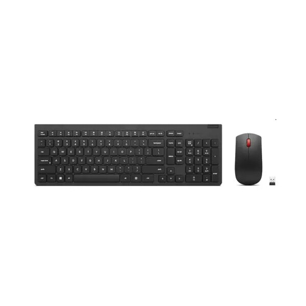 Lenovo Essential Wireless Combo Keyboard & Mouse Gen2 Black German 129 - Tastatur