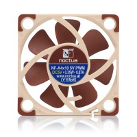 Noctua NF A4x10 5V PWM - Ventilator - 4 cm - 1000 RPM - 5000 RPM - 19,6 dB - 8,9 m³/h