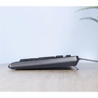 Trust TKM-250 - Kabelgebunden - USB - Membran Key Switch - QWERTZ - Schwarz - Maus enthalten