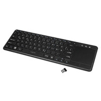 LogiLink ID0188 - Mini - Kabellos - RF Wireless - QWERTZ - Schwarz