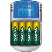 Varta Ladegerät - LCD Charger - inkl. 4x AA 2600mAh+...