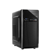 Inter-Tech MC-02 Micro - Tower - PC - Schwarz - micro ATX...