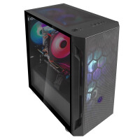 SilverStone FARA H1M PRO - Micro Tower - PC - Schwarz - micro ATX - Mini-DTX - Mini-ITX - Kunststoff - Stahl - Multi