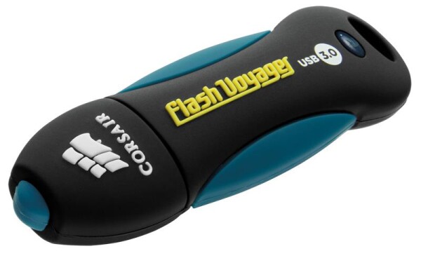 Corsair 64GB Voyager V2 - 64 GB - USB Typ-A - 3.2 Gen 1 (3.1 Gen 1) - 190 MB/s - Kappe - Schwarz - Blau