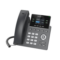 Grandstream GRP2612P - IP-Telefon - Schwarz - Kabelgebundenes Mobilteil - Im Band - Out-of band - SIP-Info - Supervisor - Benutzer - 2 Zeilen