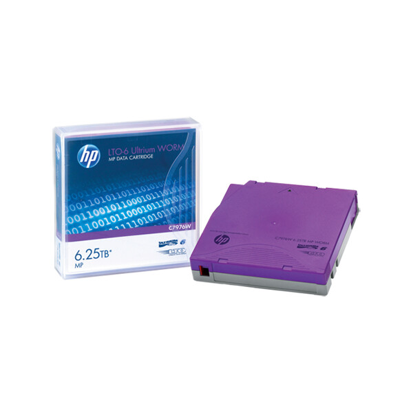 HPE C7976W - Leeres Datenband - LTO - 6250 GB - 2,5:1 - Violett - Metall