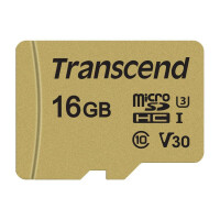 Transcend 16GB UHS-I U3 - 16 GB - MicroSDHC - Klasse 10 -...