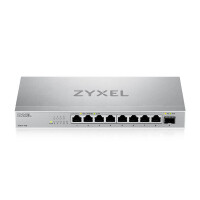 ZyXEL XMG-108 25G+ 1 SFP+ Desktop MultiGig unmanaged Switch - Switch - 1 Gbps