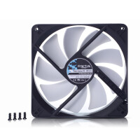 Fractal Design Silent Series R3 140mm - Ventilator - 14 cm - 1000 RPM - 21,6 dB - 56,1 cfm - Schwarz - Weiß