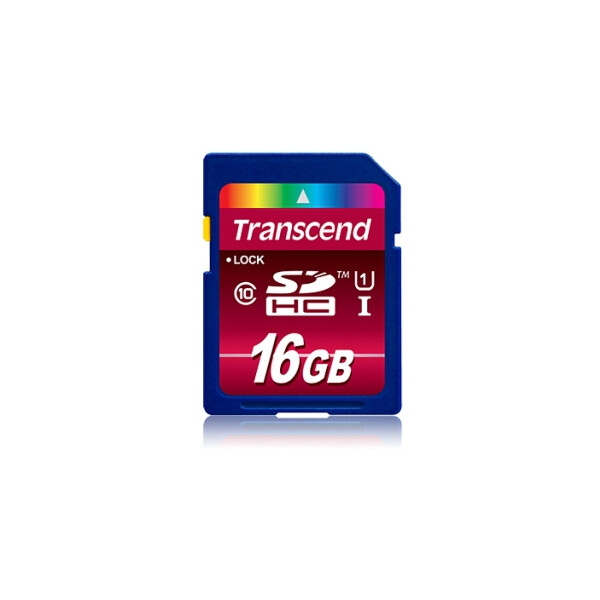 Transcend TS16GSDHC10U1 - 16 GB - SDHC - Klasse 10 - MLC - 90 MB/s - Class 1 (U1)