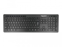 Delock USB Tastatur 2,4 GHz kabellos schwarz - Lautlos -...