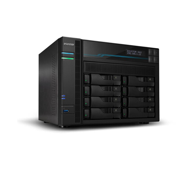 Asustor AS6510T - NAS - Tower - Intel Atom® - C3538 - Schwarz