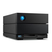 LaCie 2BIG DOCK - 16 TB - 3,93 kg - Desktop - Schwarz