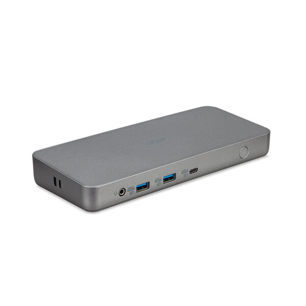 Acer D501 - Andocken - USB 3.2 Gen 1 (3.1 Gen 1) Type-C - 1000 Mbit/s - Grau - Cool Gray - 4K Ultra HD