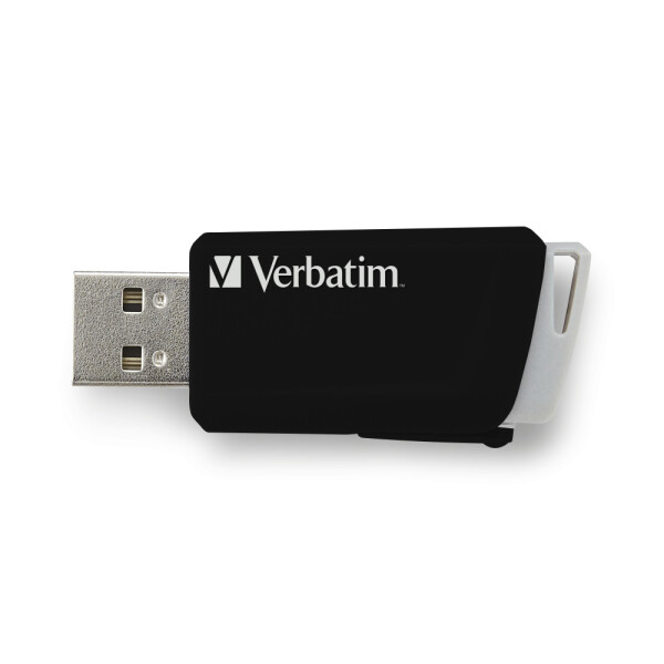 Verbatim Store n Click - USB-Stick - USB 3.2 GEN1 32 GB - Schwarz - 32 GB - USB Typ-A - 3.2 Gen 1 (3.1 Gen 1) - 80 MB/s - Dia - Schwarz