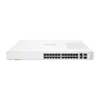 HPE a Hewlett Packard Enterprise company Aruba Instant On 1960 24G 2XGT 2SFP+ - Managed - L2+ - Gigabit Ethernet (10/100/1000) - Vollduplex - Rack-Einbau - 1U