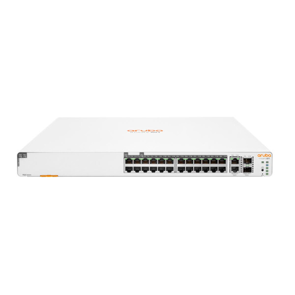 HPE Instant On 1960 24G 20p Class4 4p Class6 PoE 2XGT 2SFP+ 370W - Managed - L2+ - Gigabit Ethernet (10/100/1000) - Power over Ethernet (PoE) - Rack-Einbau - 1U