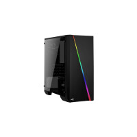 AEROCOOL ADVANCED TECHNOLOGIES Aerocool Cylon Mini - Mini Tower - PC - Schwarz - micro ATX - Mini-ITX - Blau - Grün - Rot - Vorderseite - Oben