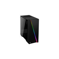 AEROCOOL ADVANCED TECHNOLOGIES Aerocool Cylon Mini - Mini Tower - PC - Schwarz - micro ATX - Mini-ITX - Blau - Grün - Rot - Vorderseite - Oben