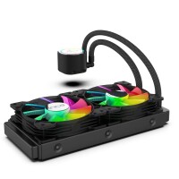 INCA ISS-02XN CPU LIQUID Kühler 2 x 120 mm PWM-Luefter - 28 dB - Intel Sockel 1150 (Core i)