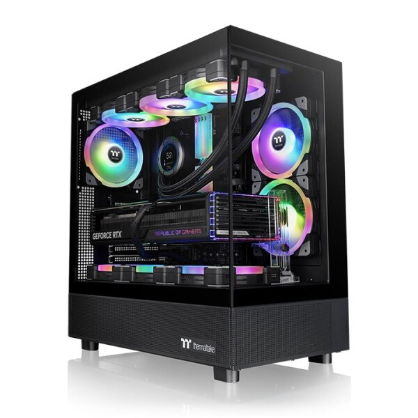 Thermaltake Geh View 270 TG Midi Tower"ARGB" Black retail