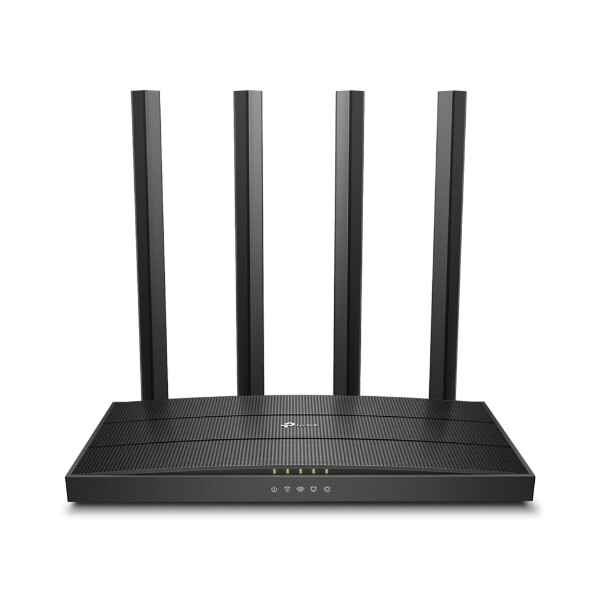 TP-LINK ARCHER C6 V4.0 - Wi-Fi 5 (802.11ac) - Dual-Band (2,4 GHz/5 GHz) - Eingebauter Ethernet-Anschluss - Schwarz - Tabletop-Router