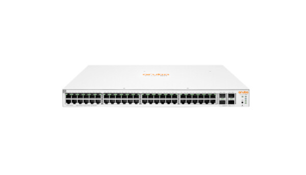 HPE Networking Networking Instant On Switch 48p Gigabit CL4 PoE 4p SFP+ 370W 1930 - Managed - L2/L3/L4 - Gigabit Ethernet (10/100/1000) - Power over Ethernet (PoE) - Rack-Einbau - 1U