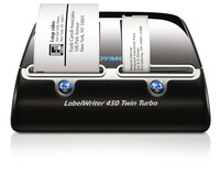 Dymo LabelWriter ™ 450 TwinTurbo - Thermodirekt - 600 x 300 DPI - Schwarz - Silber
