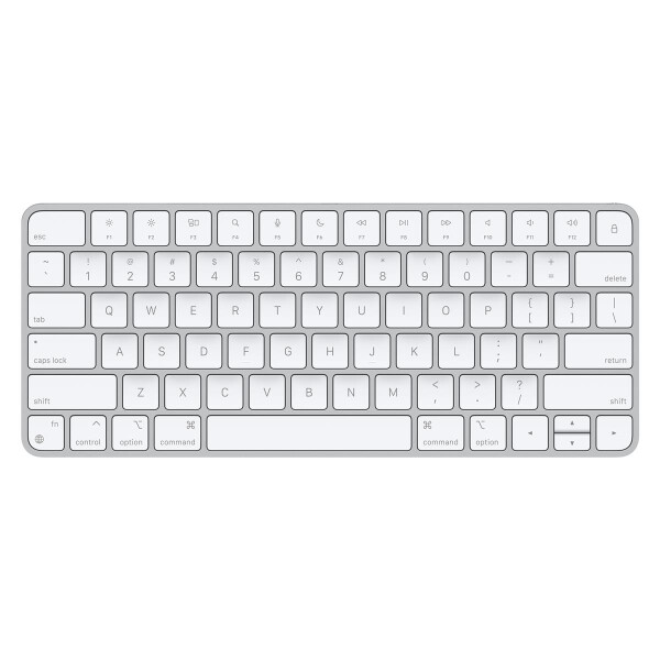 Apple Magic - 60% - USB + Bluetooth - Aluminium - Weiß