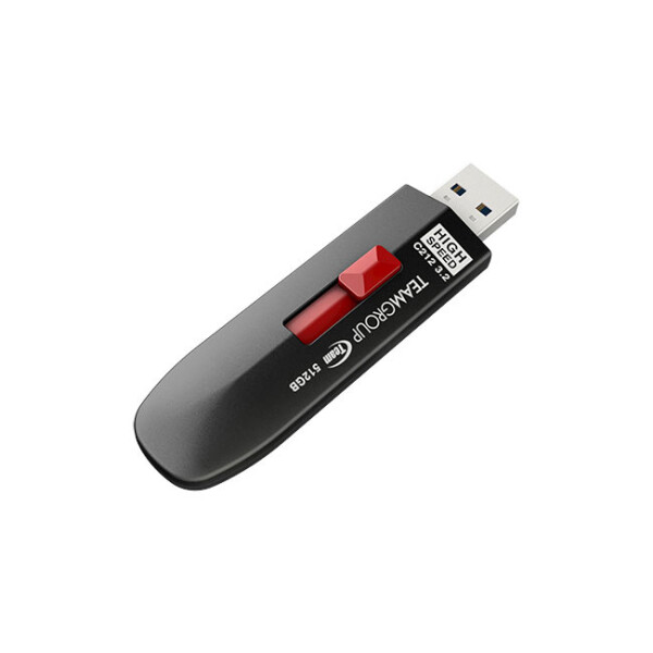 Team Group C212 - 256 GB - USB Typ-A - 3.2 Gen 2 (3.1 Gen 2) - 600 MB/s - Dia - Schwarz