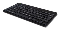R-Go Ergonomische Tastatur R-Go Compact Break - kompakte Tastatur mit Pausensoftware - QWERTY (IT) - Bluetooth - Schwarz - Mini - Kabelgebunden - USB - QWERTY - Schwarz