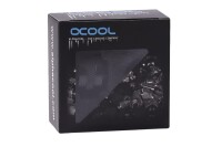 Alphacool 17471 - Schwarz - Anpassung - Messing - 1/4 Zoll - 20 mm - 2,2 cm