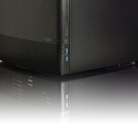 Fractal Design NODE 804 - Cube - PC - Schwarz - micro ATX...